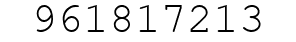 Number 961817213.