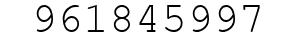 Number 961845997.