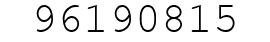 Number 96190815.