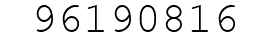 Number 96190816.