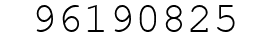Number 96190825.