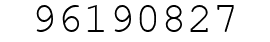 Number 96190827.