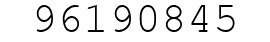 Number 96190845.