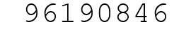 Number 96190846.