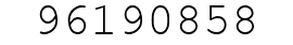 Number 96190858.