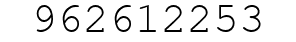 Number 962612253.