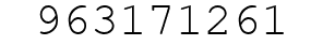 Number 963171261.