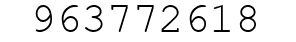 Number 963772618.