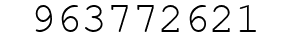 Number 963772621.