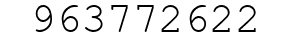 Number 963772622.
