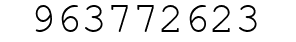 Number 963772623.