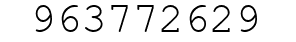Number 963772629.