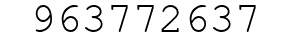 Number 963772637.