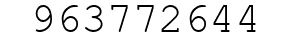 Number 963772644.