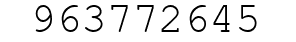 Number 963772645.