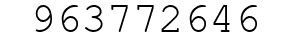 Number 963772646.