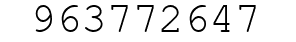 Number 963772647.