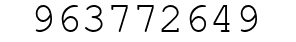 Number 963772649.