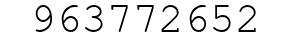 Number 963772652.