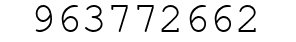 Number 963772662.