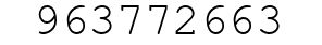Number 963772663.