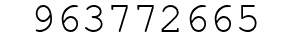 Number 963772665.