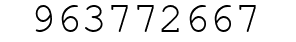 Number 963772667.