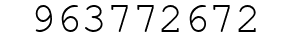 Number 963772672.