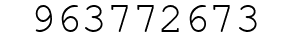 Number 963772673.