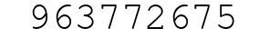 Number 963772675.