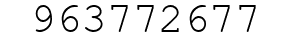 Number 963772677.