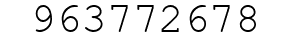 Number 963772678.