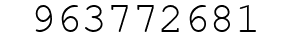 Number 963772681.