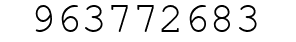 Number 963772683.