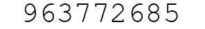 Number 963772685.