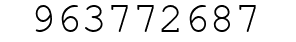 Number 963772687.