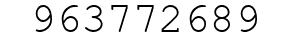 Number 963772689.