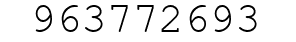 Number 963772693.
