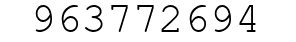 Number 963772694.