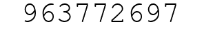 Number 963772697.