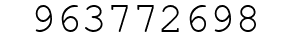 Number 963772698.