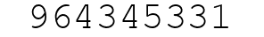 Number 964345331.