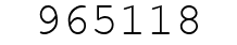 Number 965118.