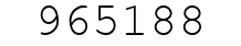 Number 965188.