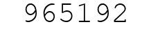 Number 965192.