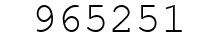 Number 965251.