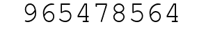 Number 965478564.