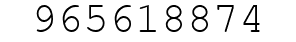 Number 965618874.
