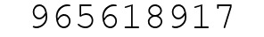 Number 965618917.