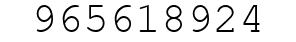 Number 965618924.
